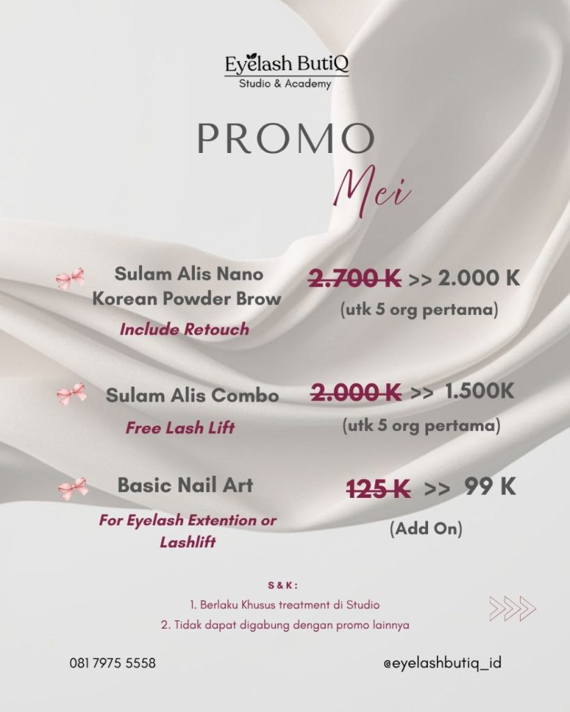 Promo Eyelash Nail Art Bandung